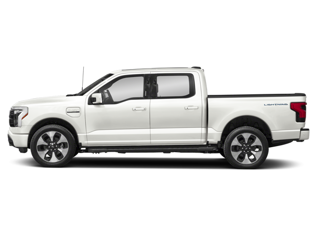 a 2025 ford f-150 lightning in white