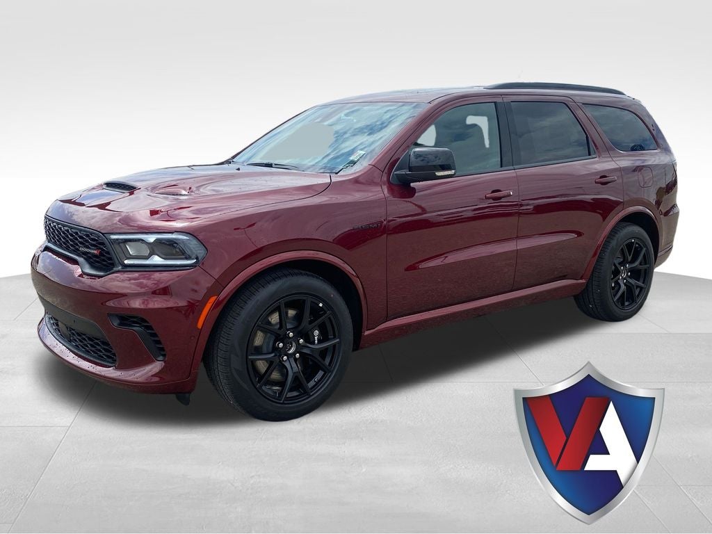 2026 Dodge Durango DURANGO GT PLUS AWD HEMI V8 in Octane Red Pearl-Coat Exterior Paint — front three-quarter view